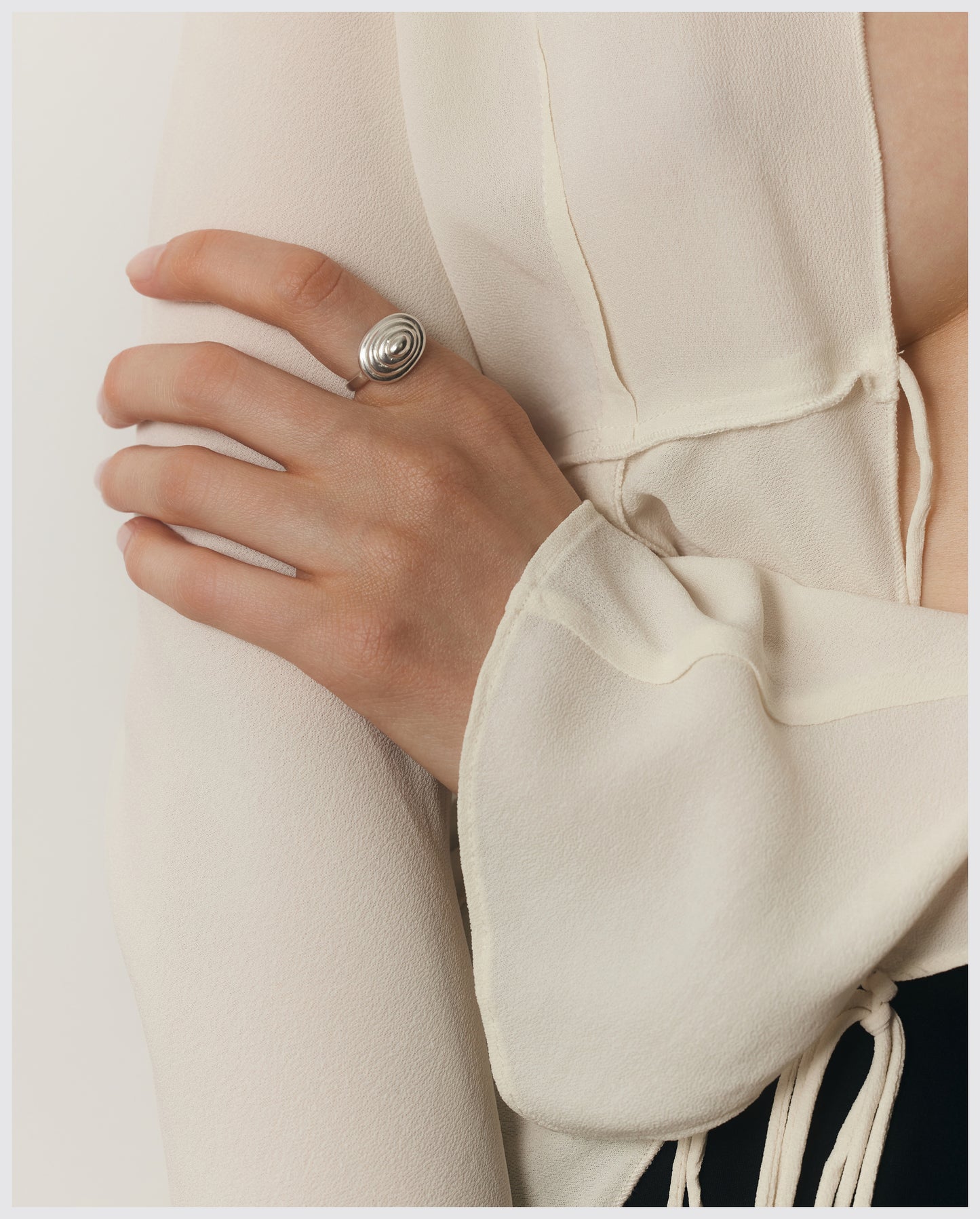 Coil Silver Ring
