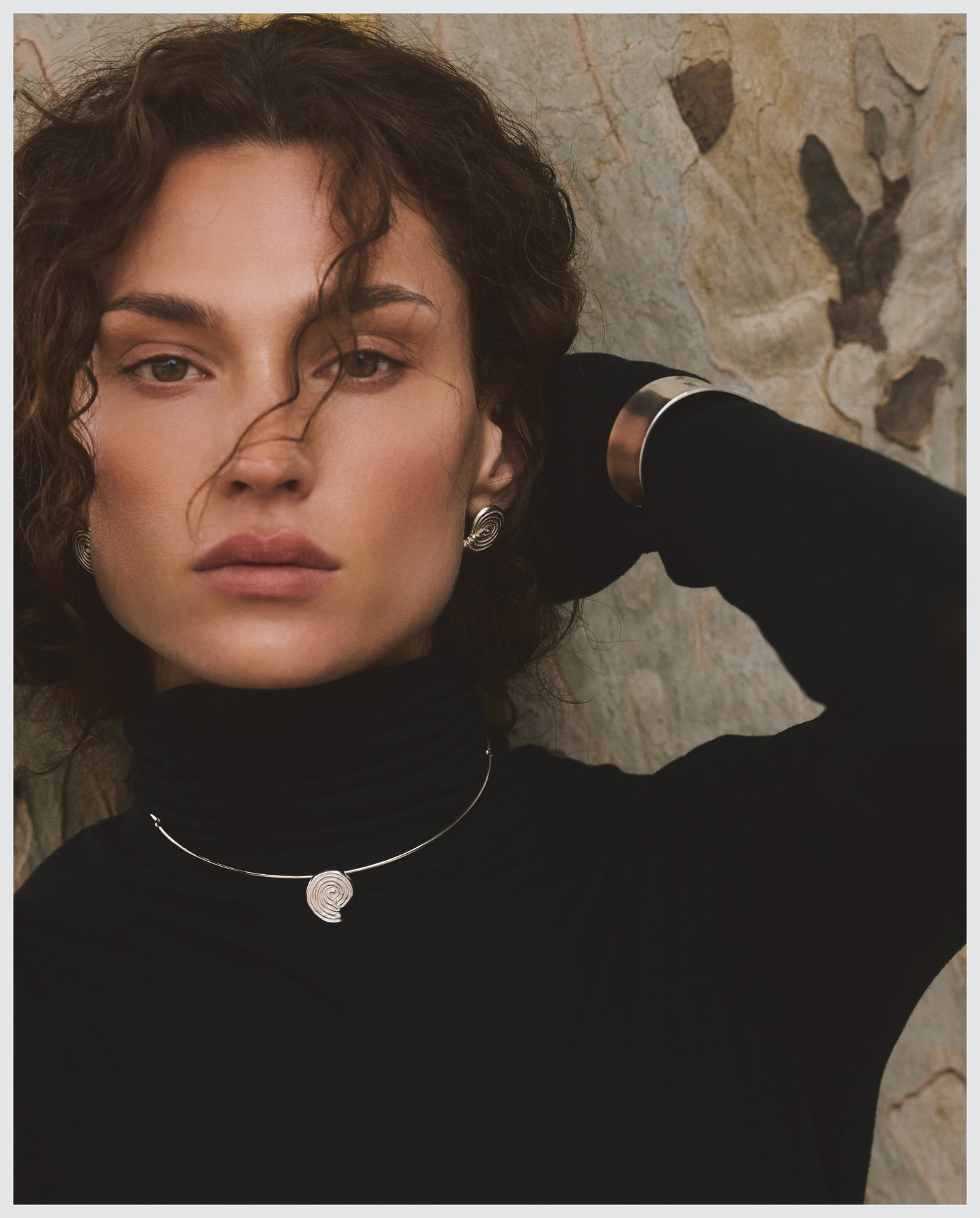 Ithell Silver Earrings