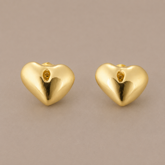Le Coeur Gold Earrings