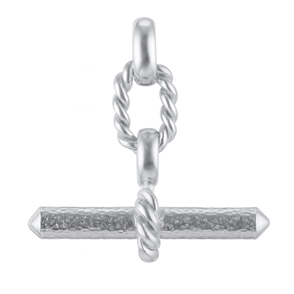 T-Bar I Silver Necklace