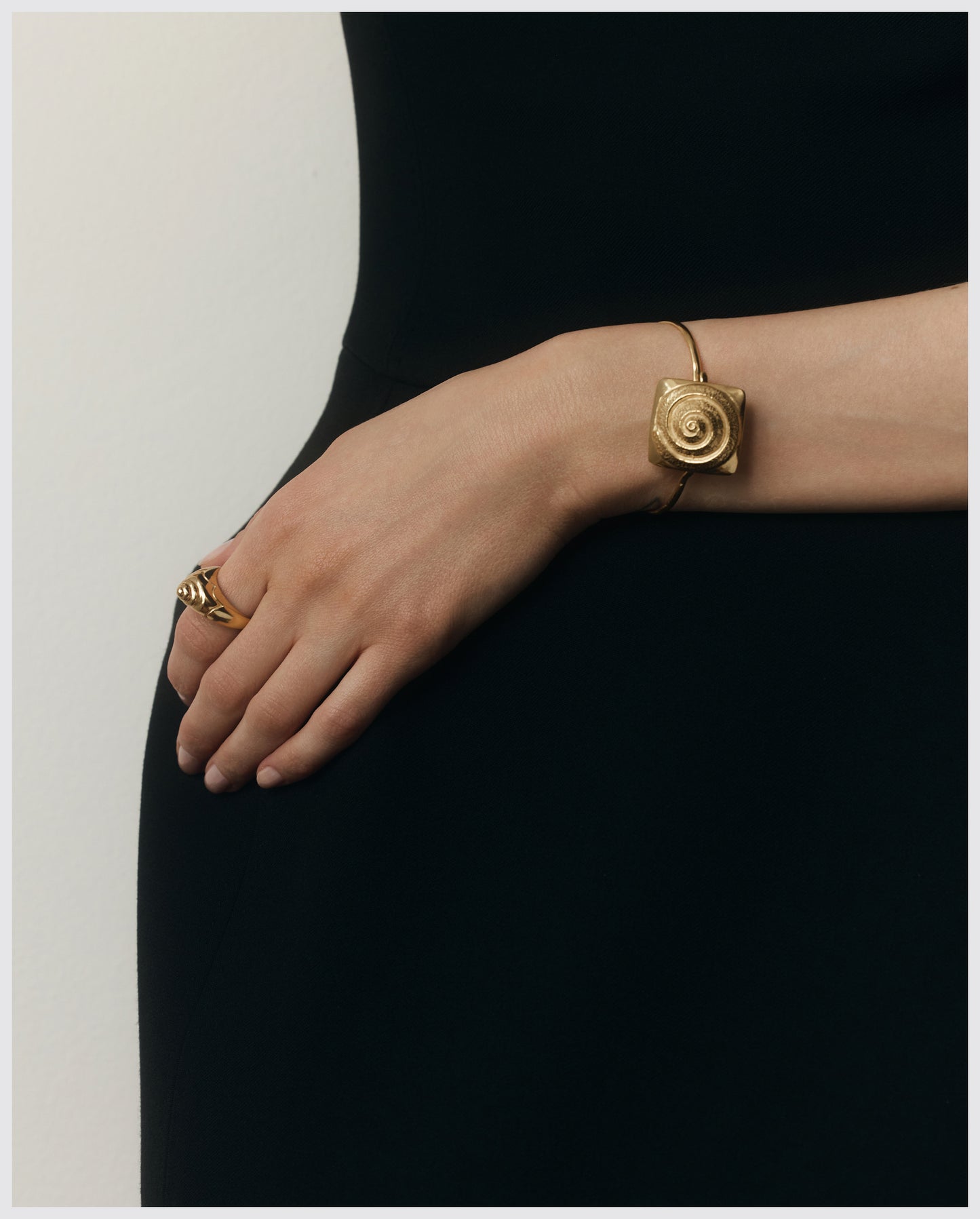 Cone Gold Ring