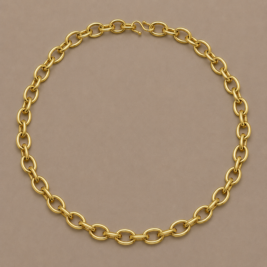 Aqua Gold Necklace