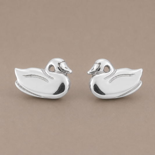 Bird Silver Earrings