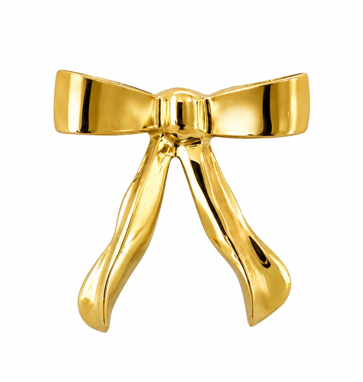 Bow Gold Medallion