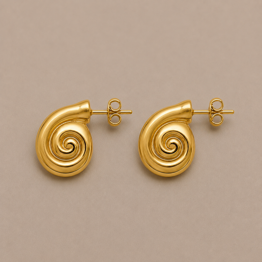 Louise Gold Hoop Earrings