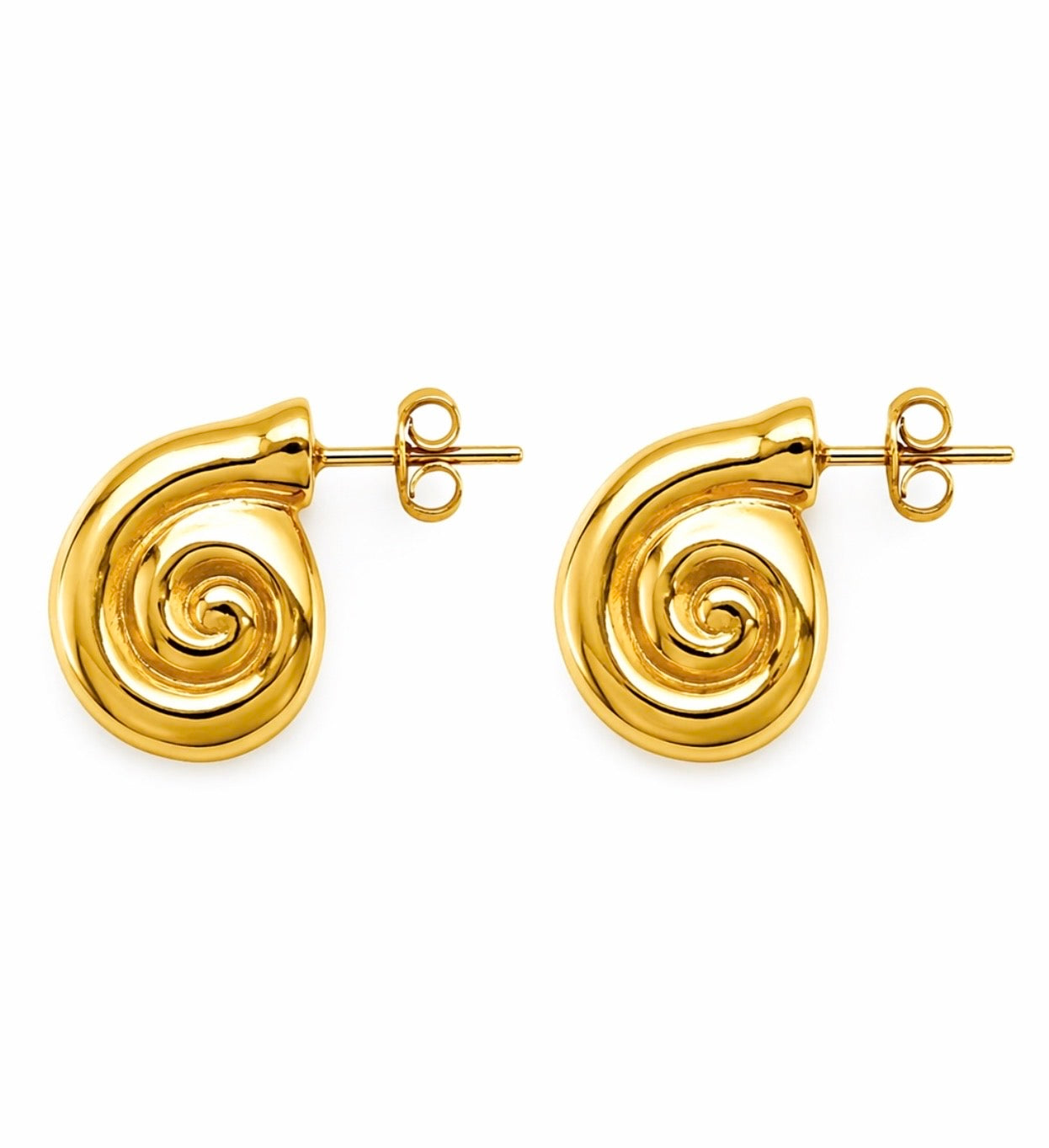 Louise Gold Hoop Earrings
