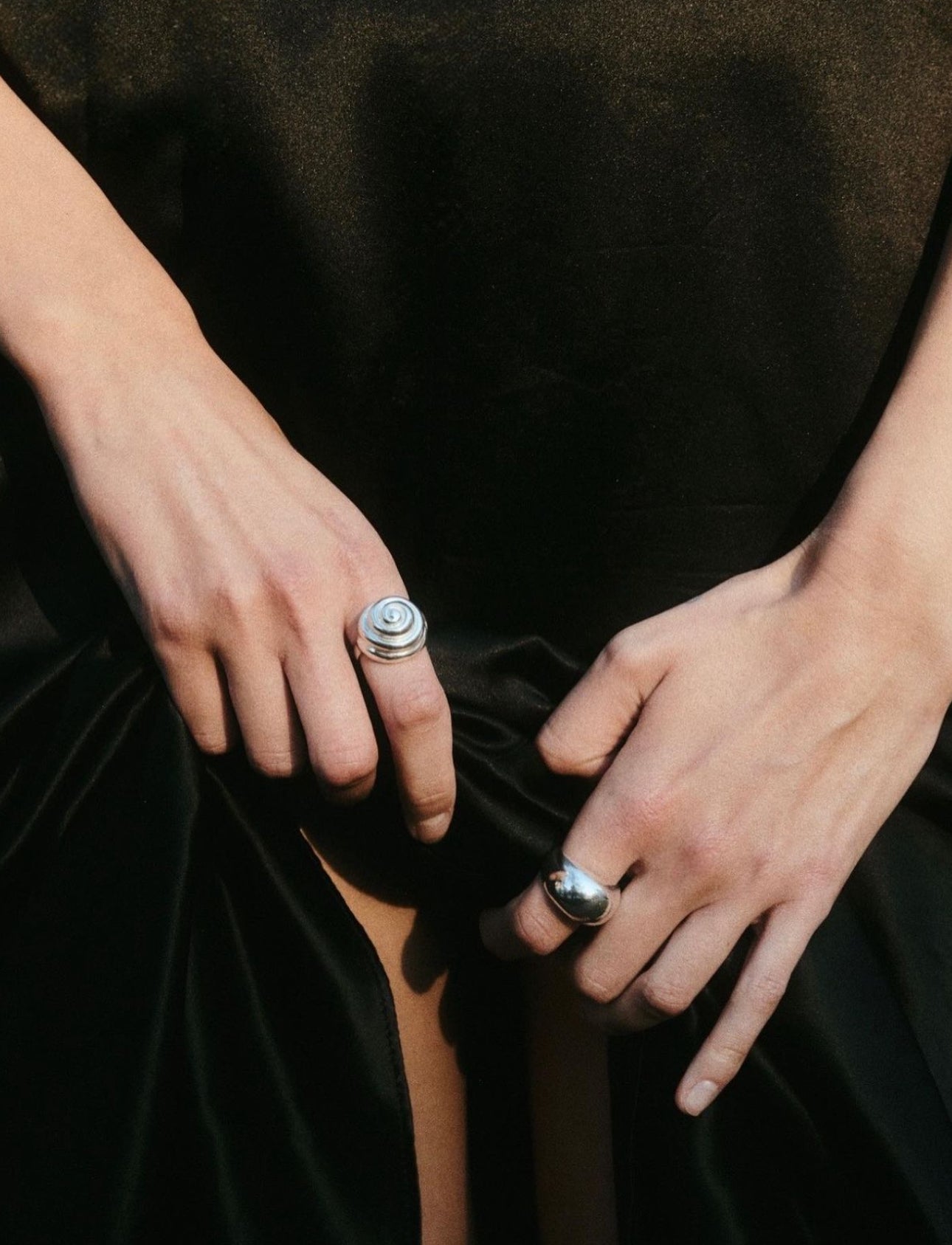 Escargot Silver Ring