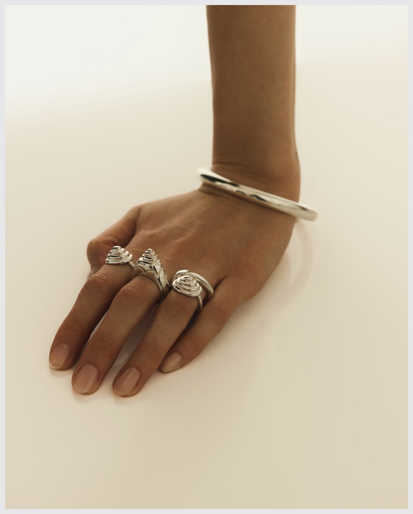 Cone Silver Ring