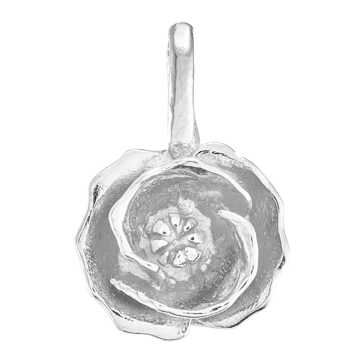 Poppy Silver Pendant