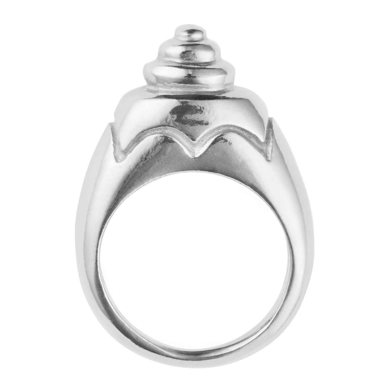 Cone Silver Ring