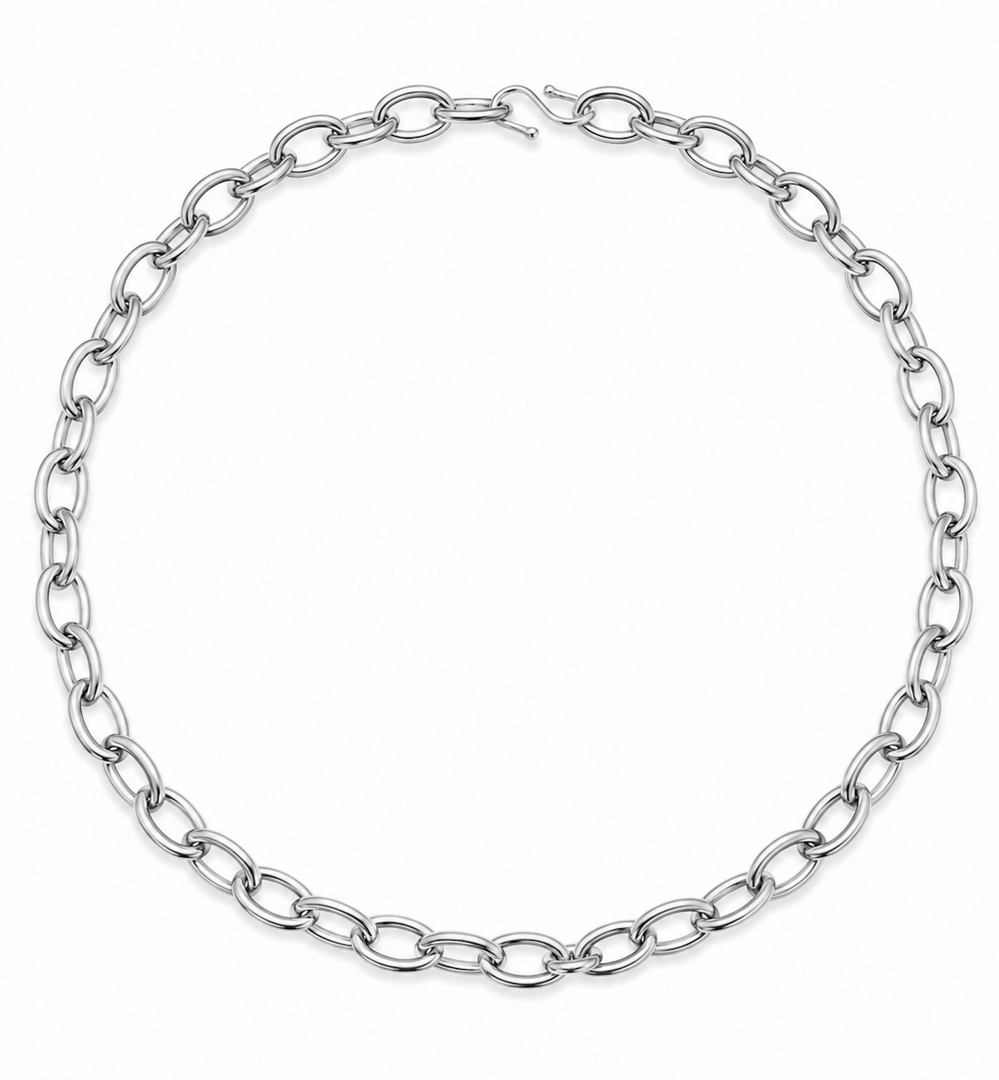 Aqua Silver Necklace