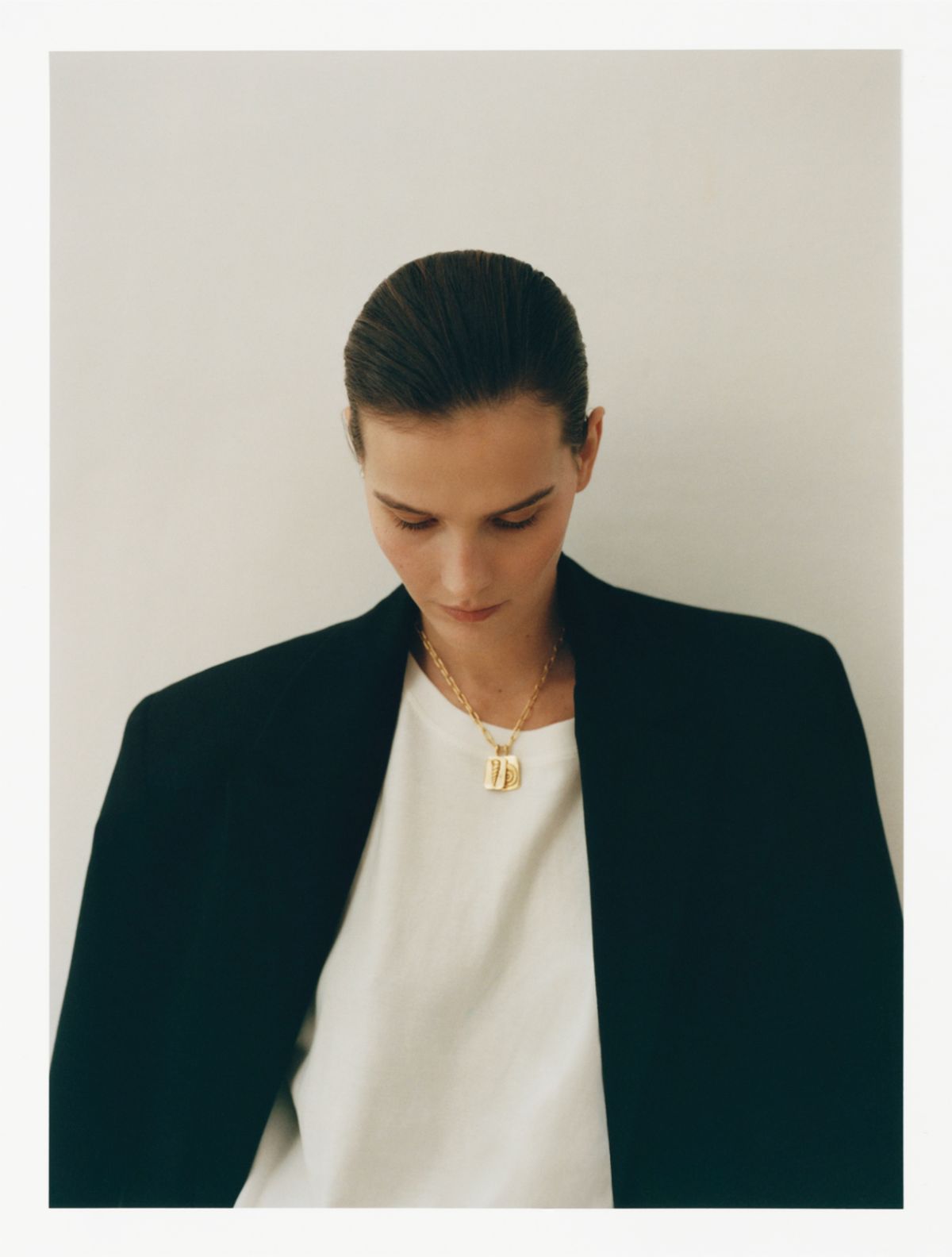 Amonit & Auger Double Side Necklace