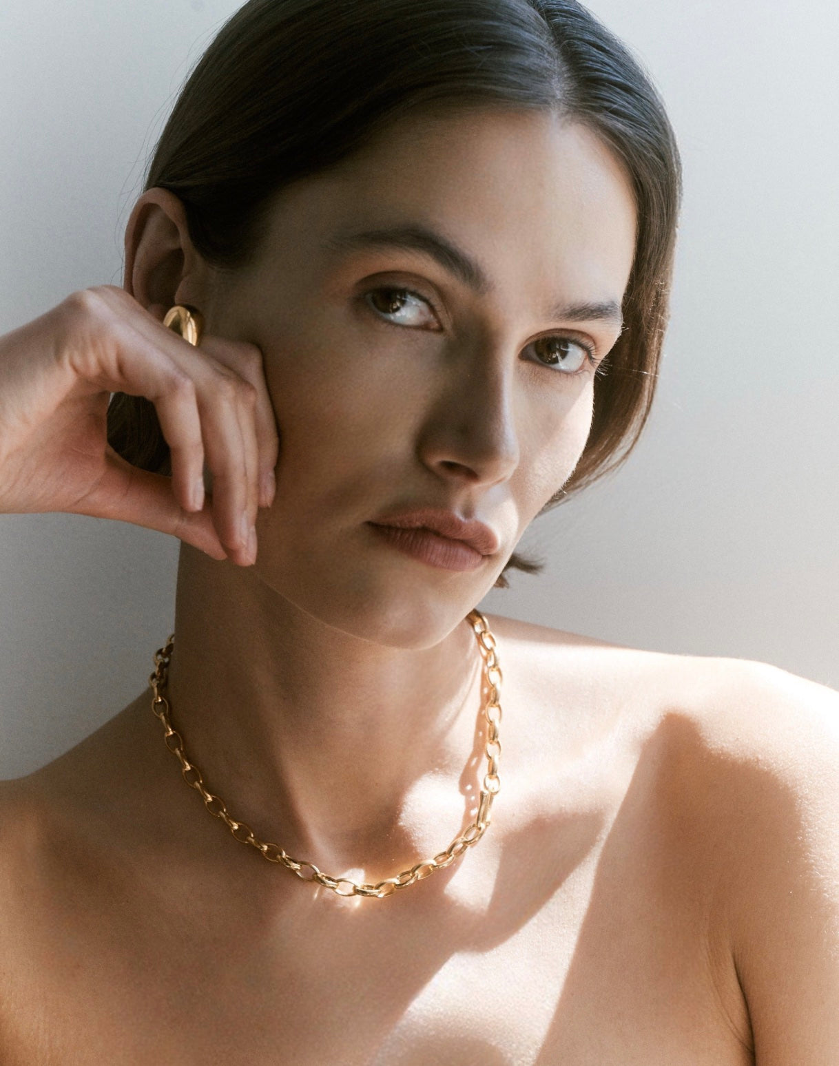 Aqua Gold Necklace