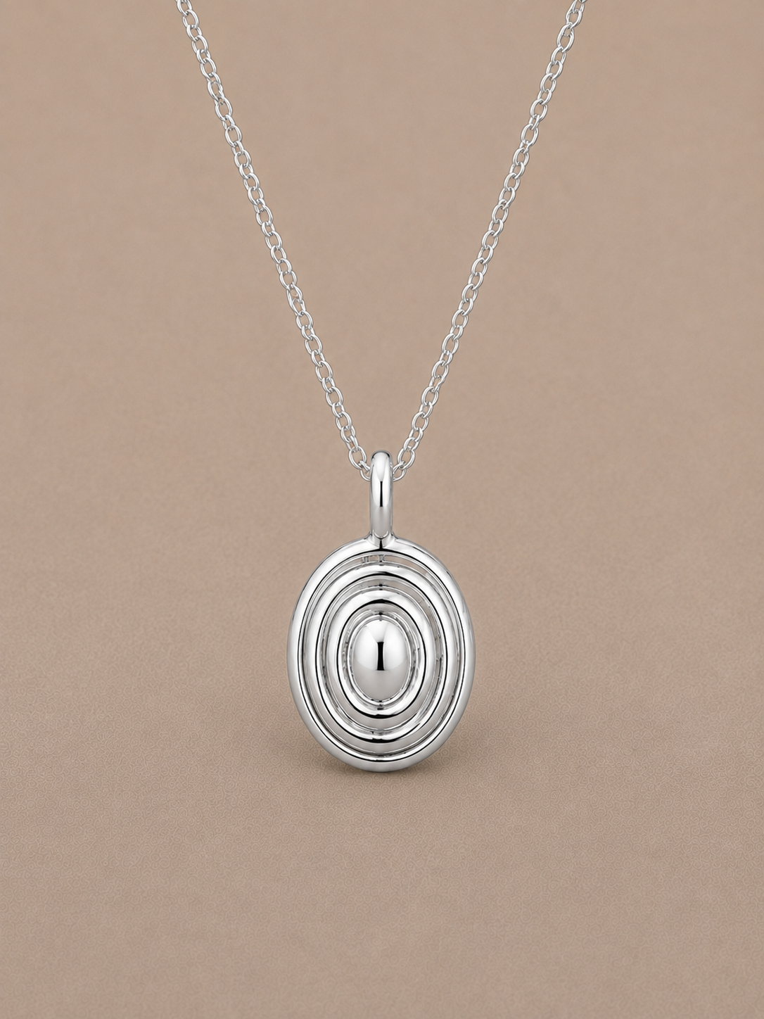Coil Silver Necklace