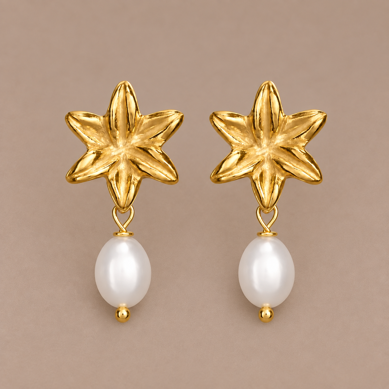 Spotted Lily Stud Earrings