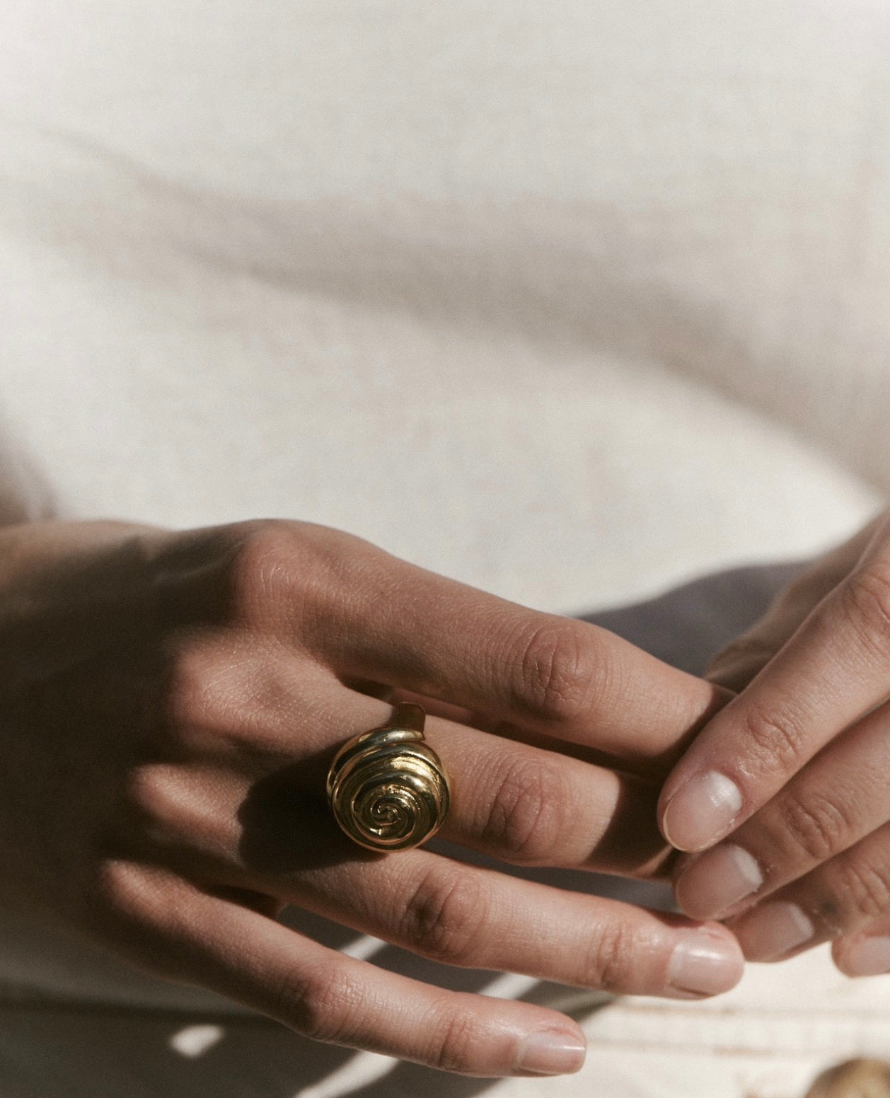 Escargot Gold Ring