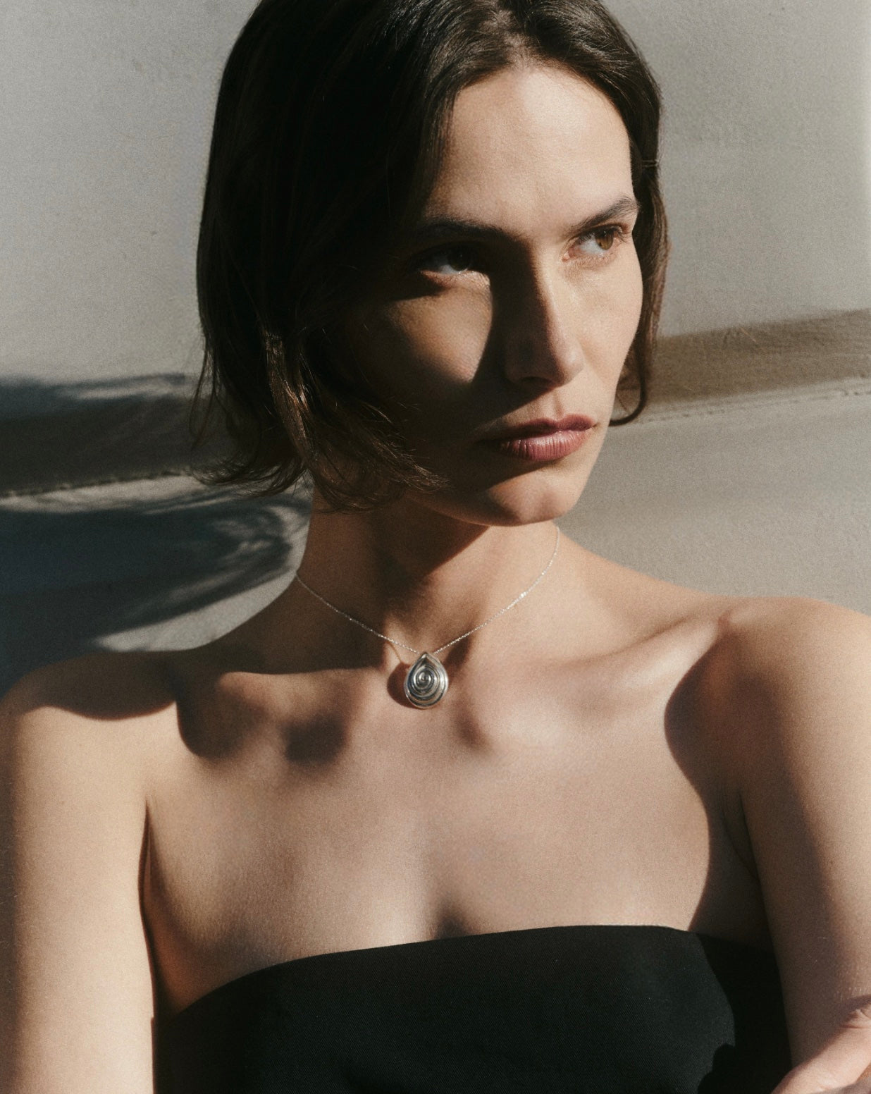 Escargot Silver Necklace