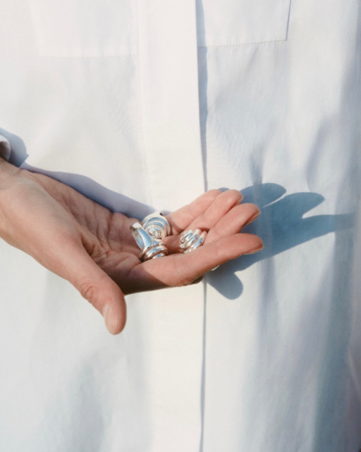 Escargot Silver Ring