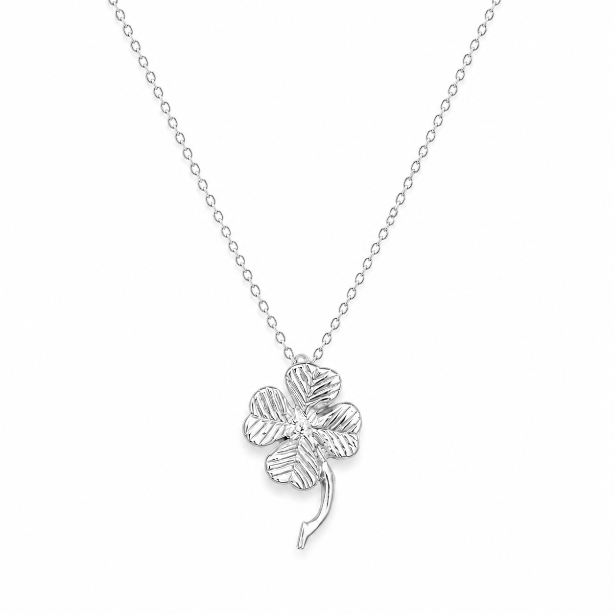 Klover Silver Necklace