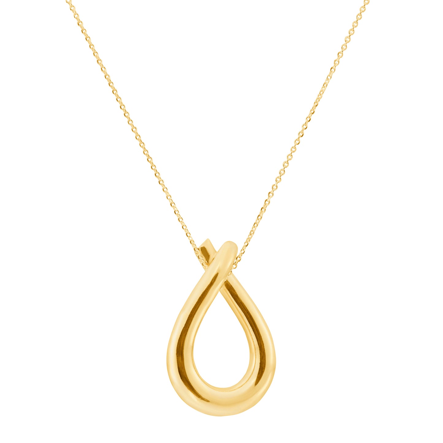 Loop Gold Necklace Large