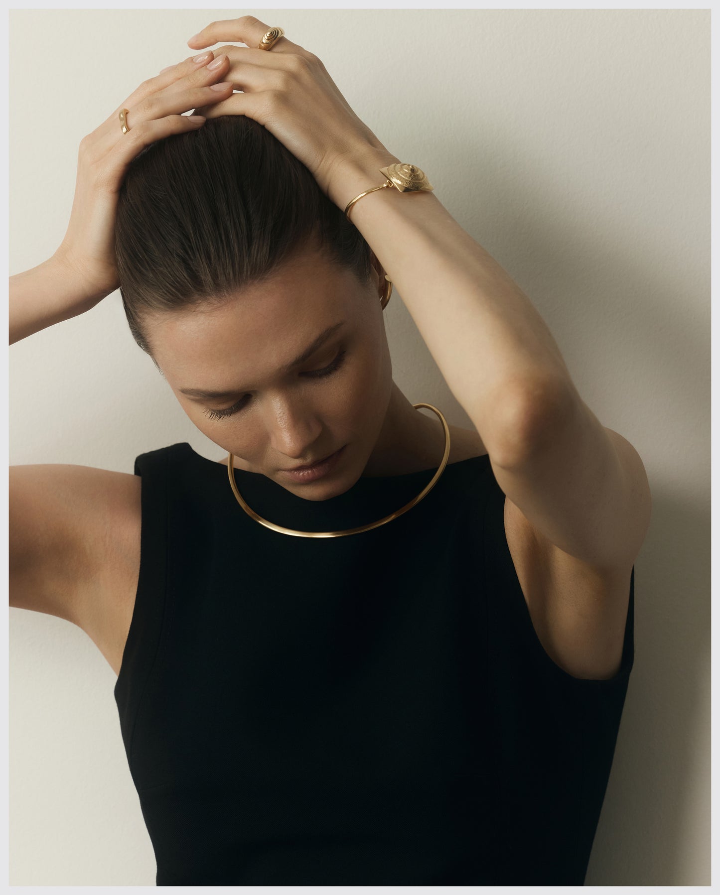 Cone Gold Ring