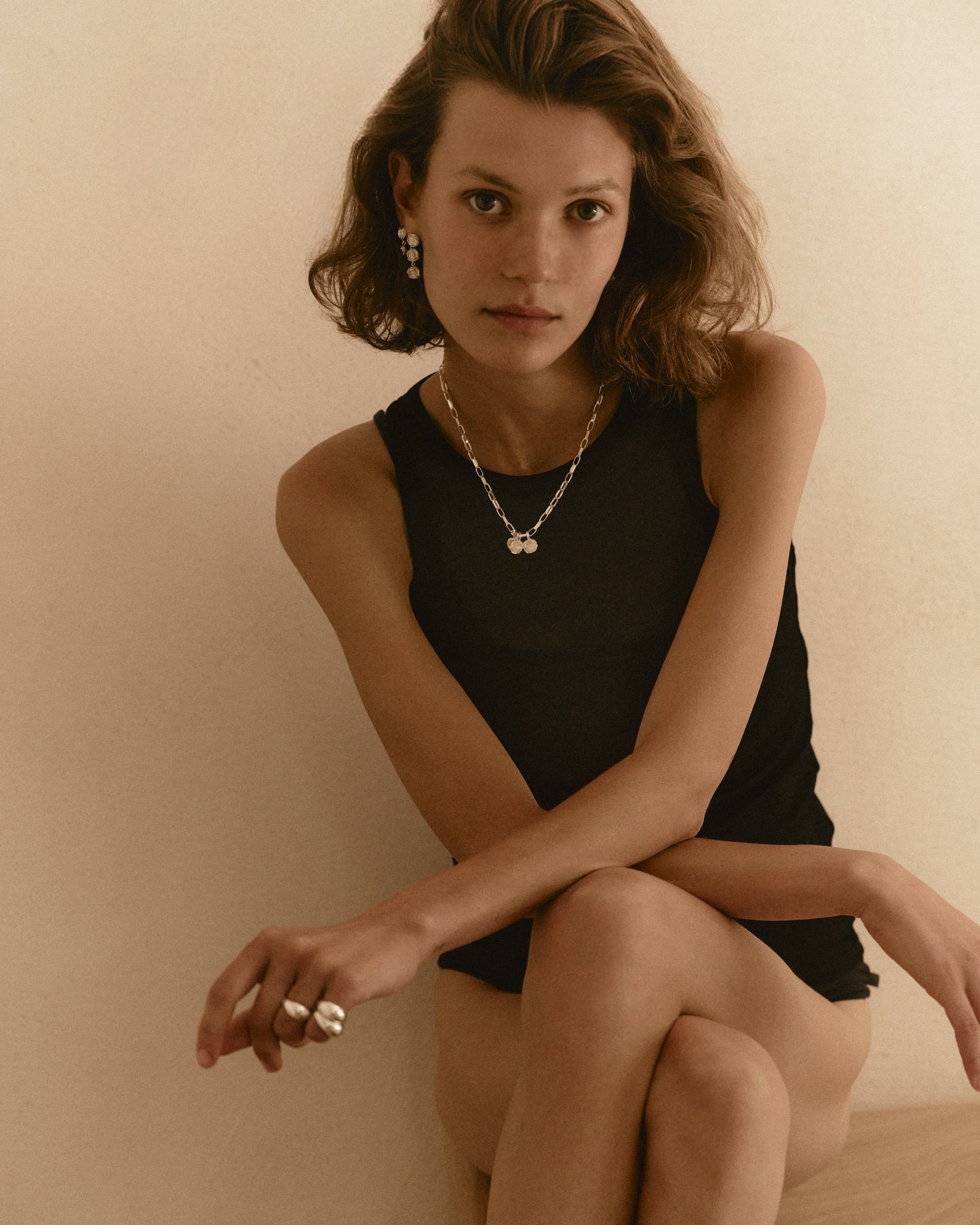Poppy Gold Chain Choker