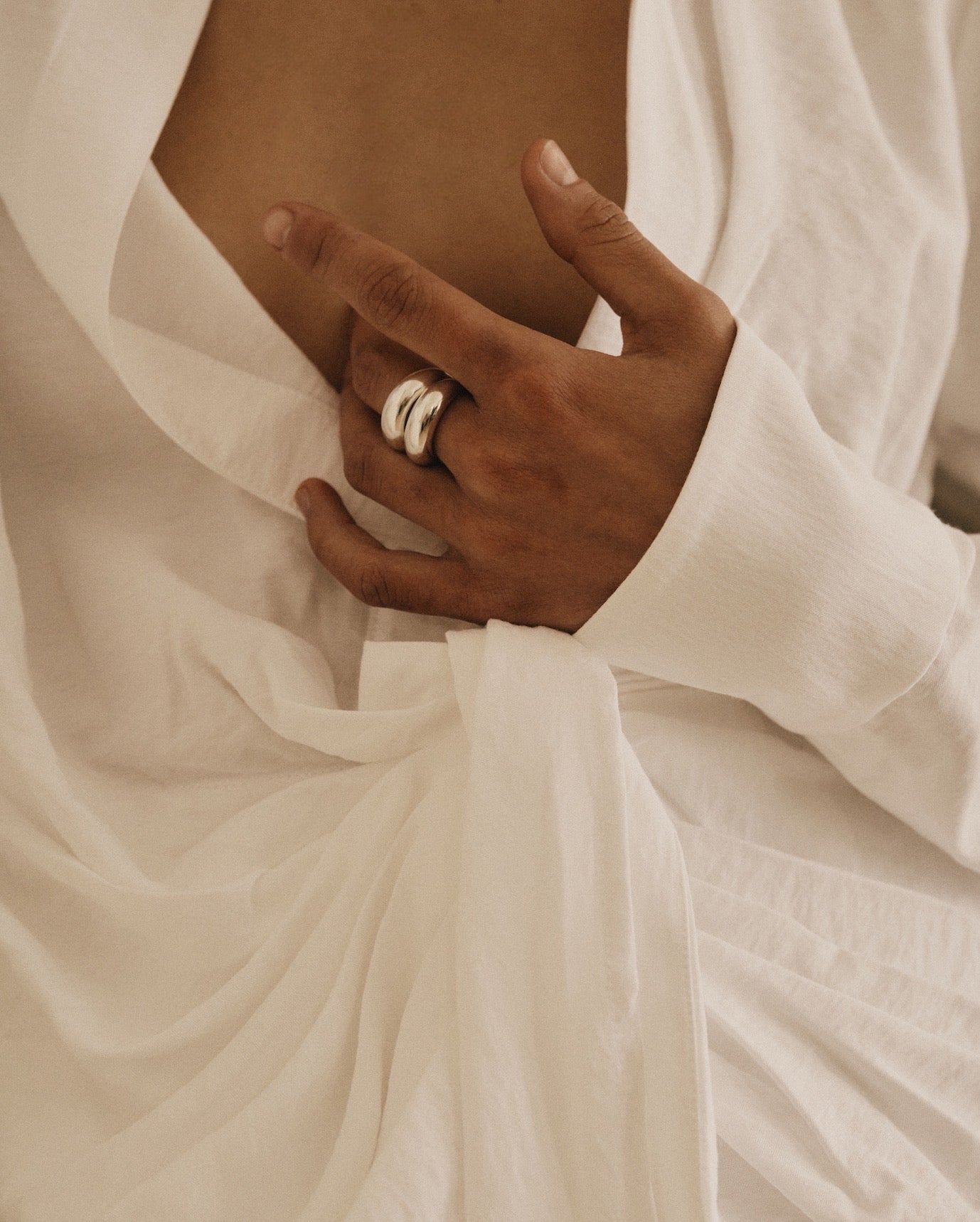 Pelton Silver Ring