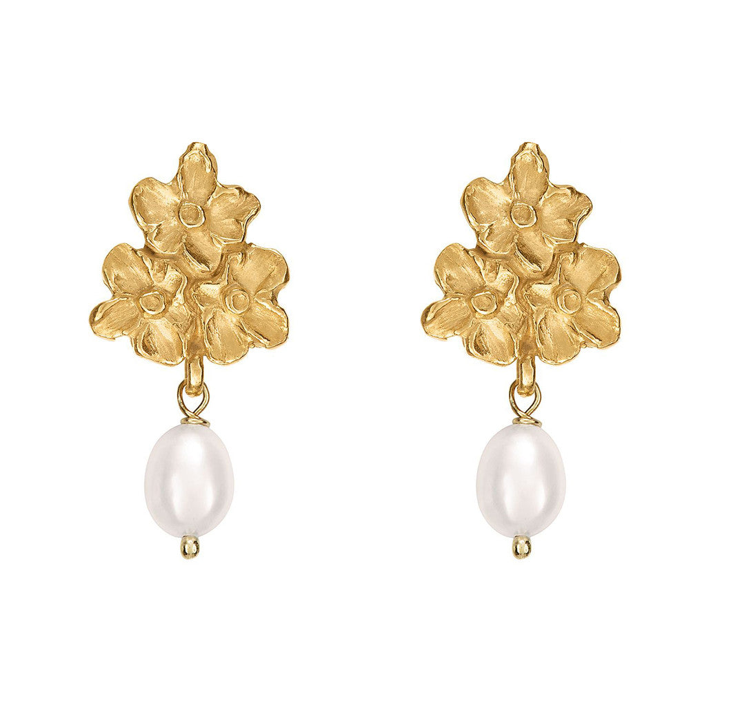 Red Hills Big Pearl Earrings