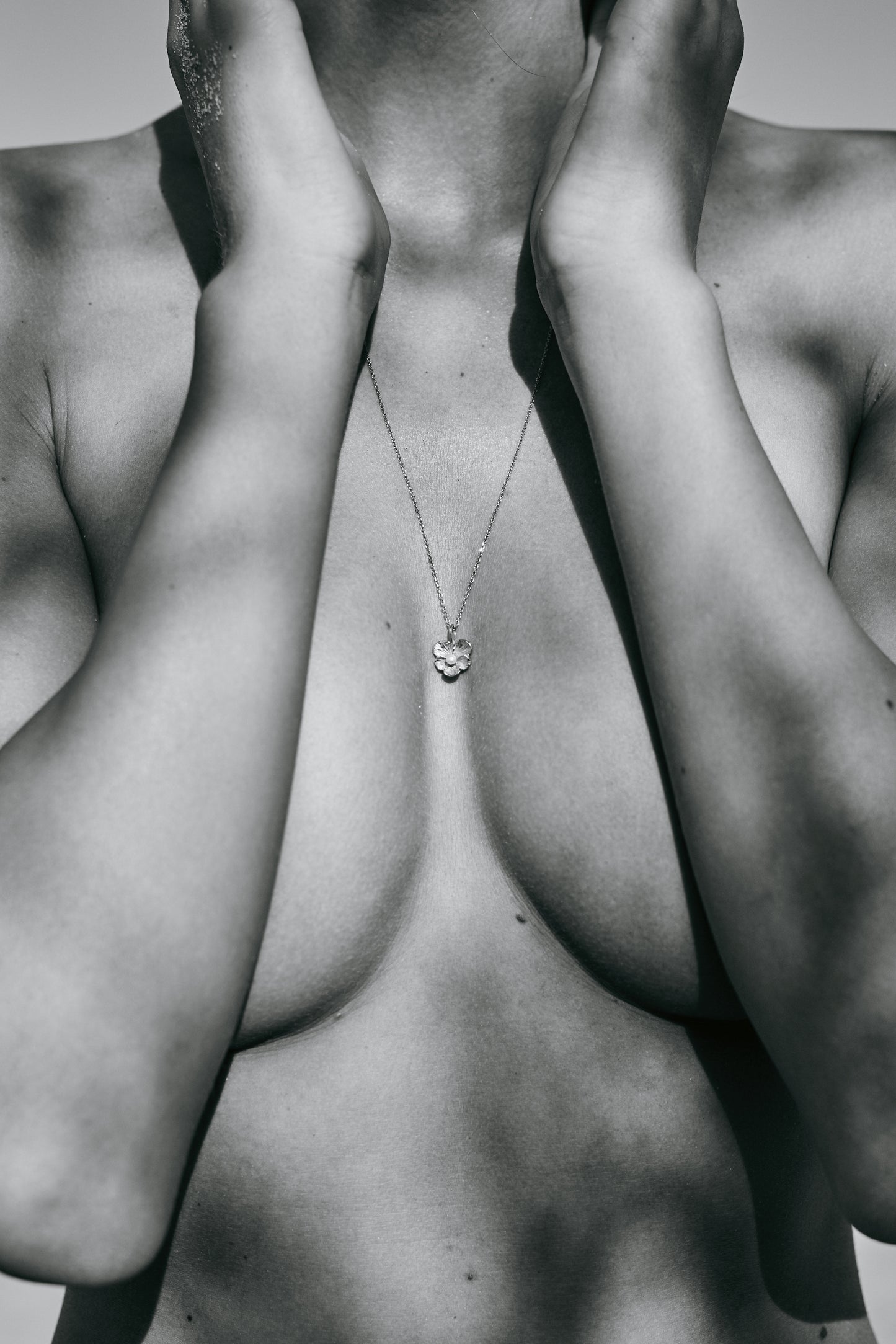 Pansy Pearl Necklace