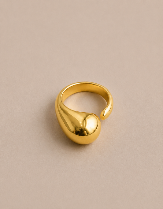Wave Gold Ring