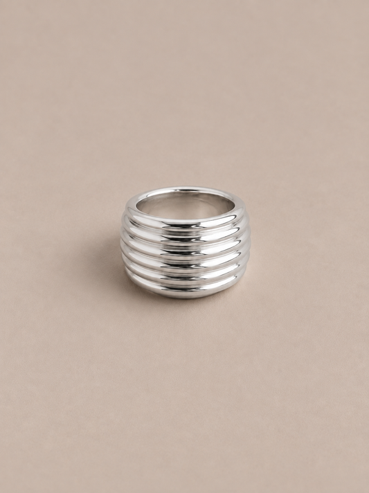 Spiral Silver Ring