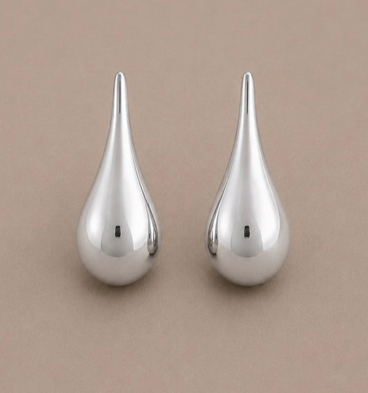Splash Silver Earrings