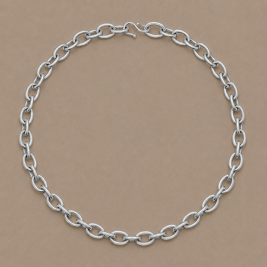 Aqua Silver Necklace