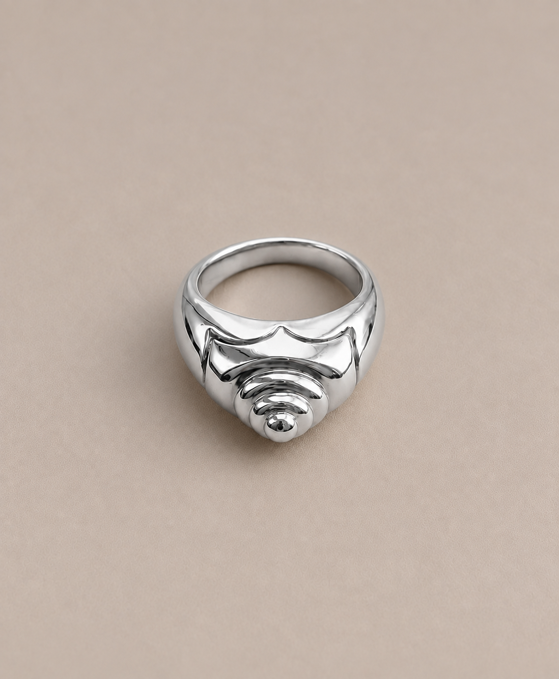 Cone Silver Ring