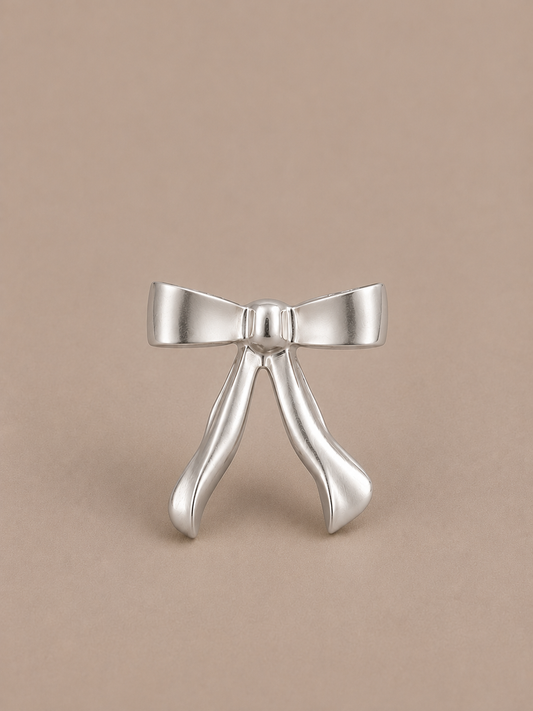 Bow Silver Medallion