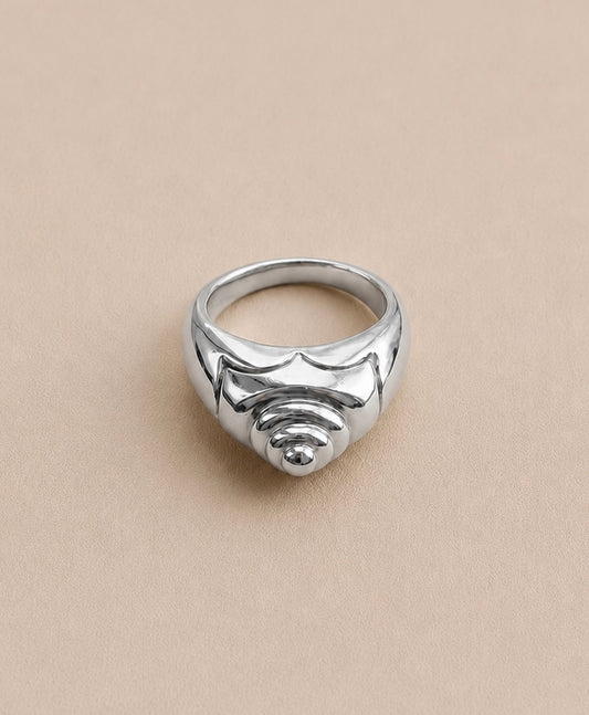 Cone Silver Ring