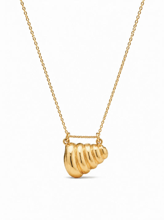Mujer Shell Gold Necklace