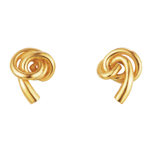 Knot Gold Earrings