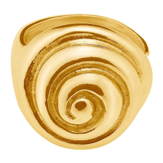 Escargot Gold Ring