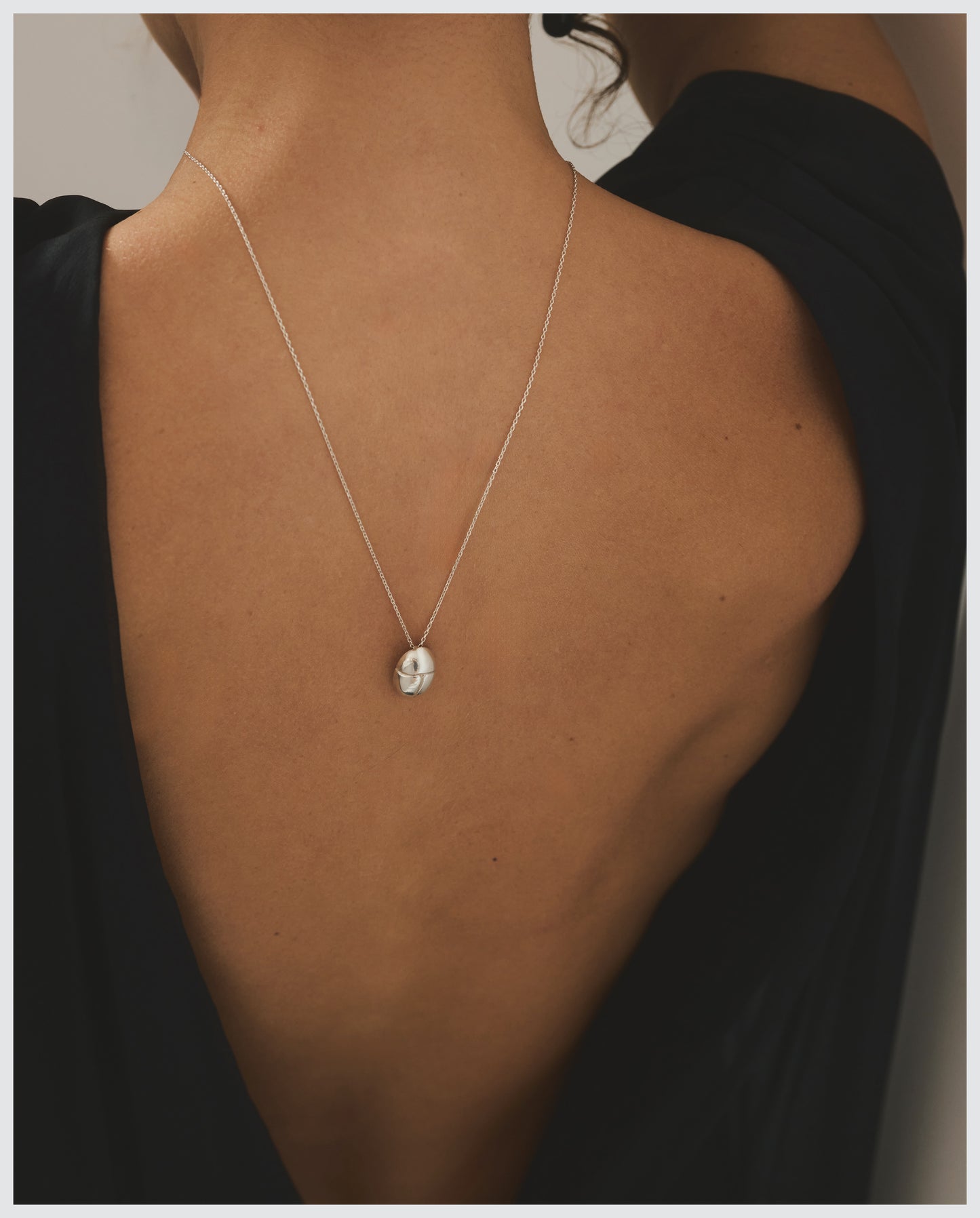 Scarabeus Silver Necklace