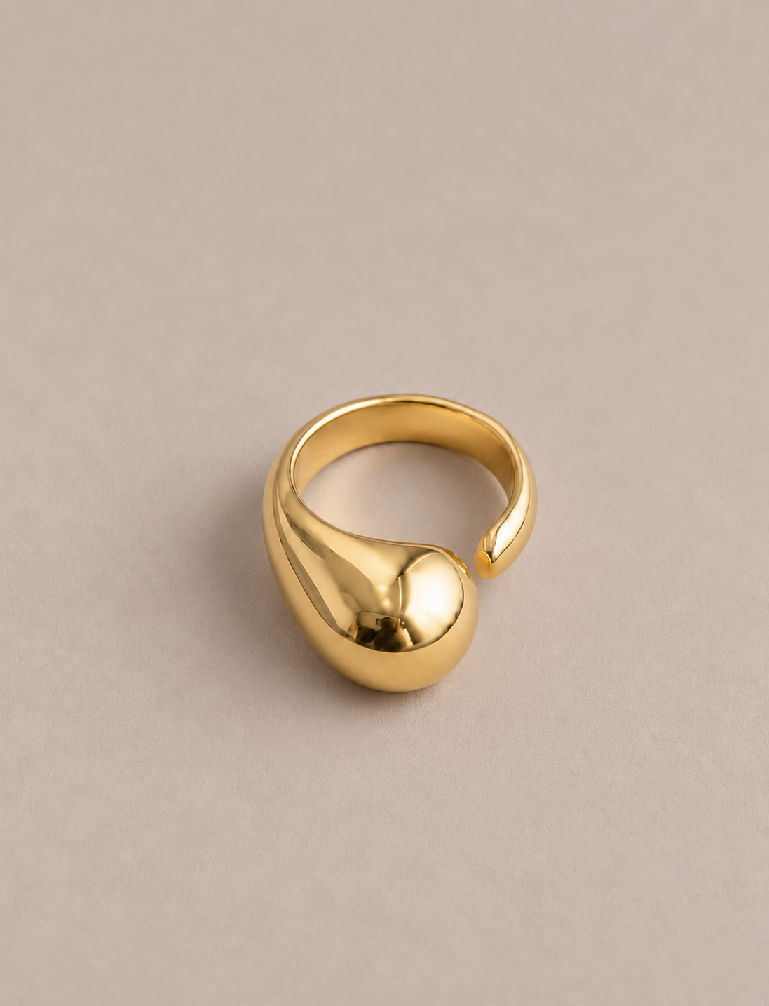 Wave Gold Ring