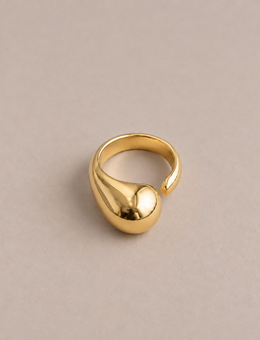 Wave Gold Ring