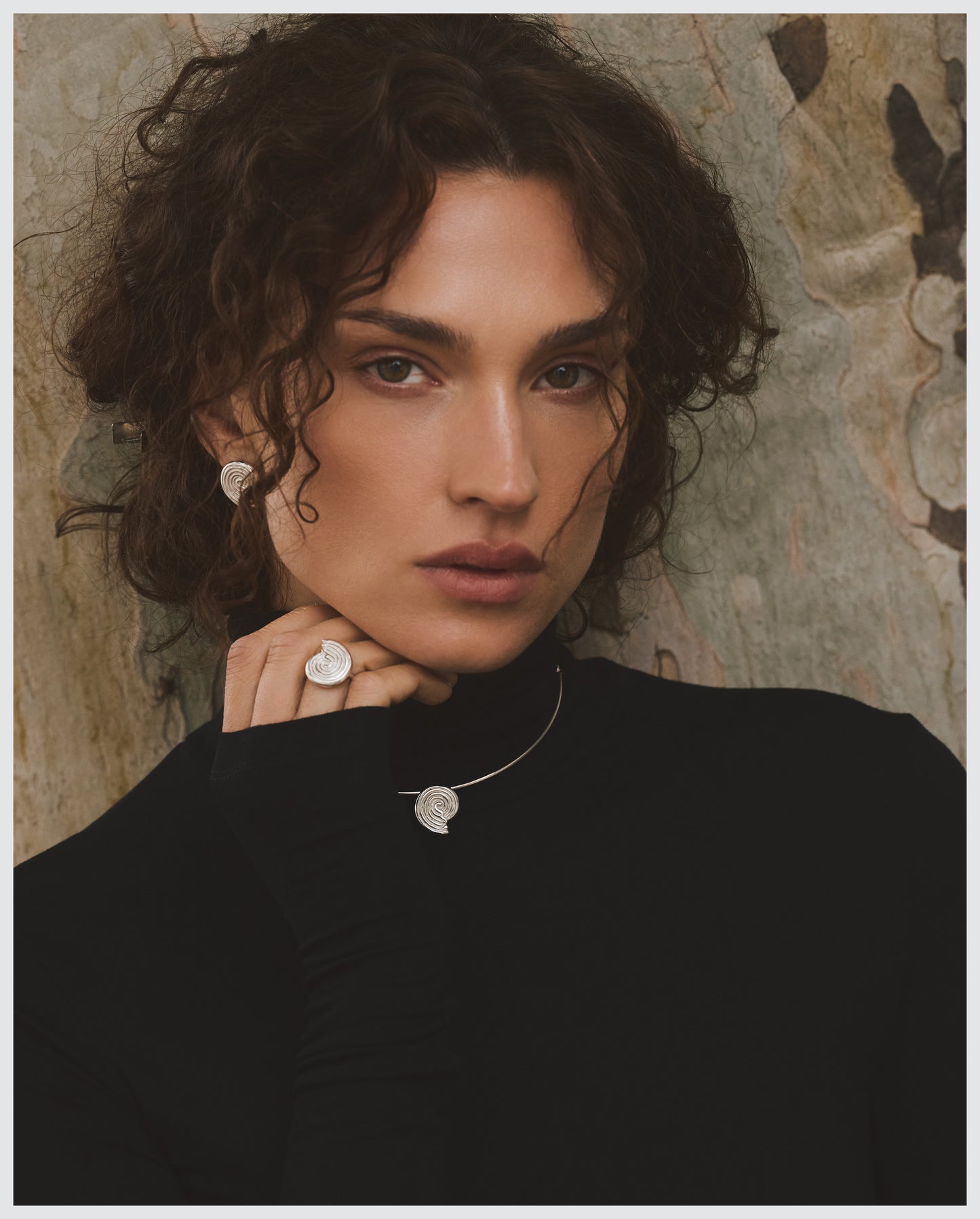 Ithell Silver Earrings