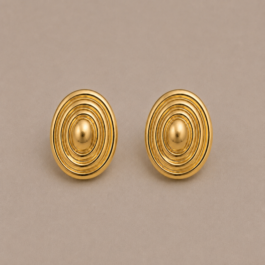 Coil Gold Earrings