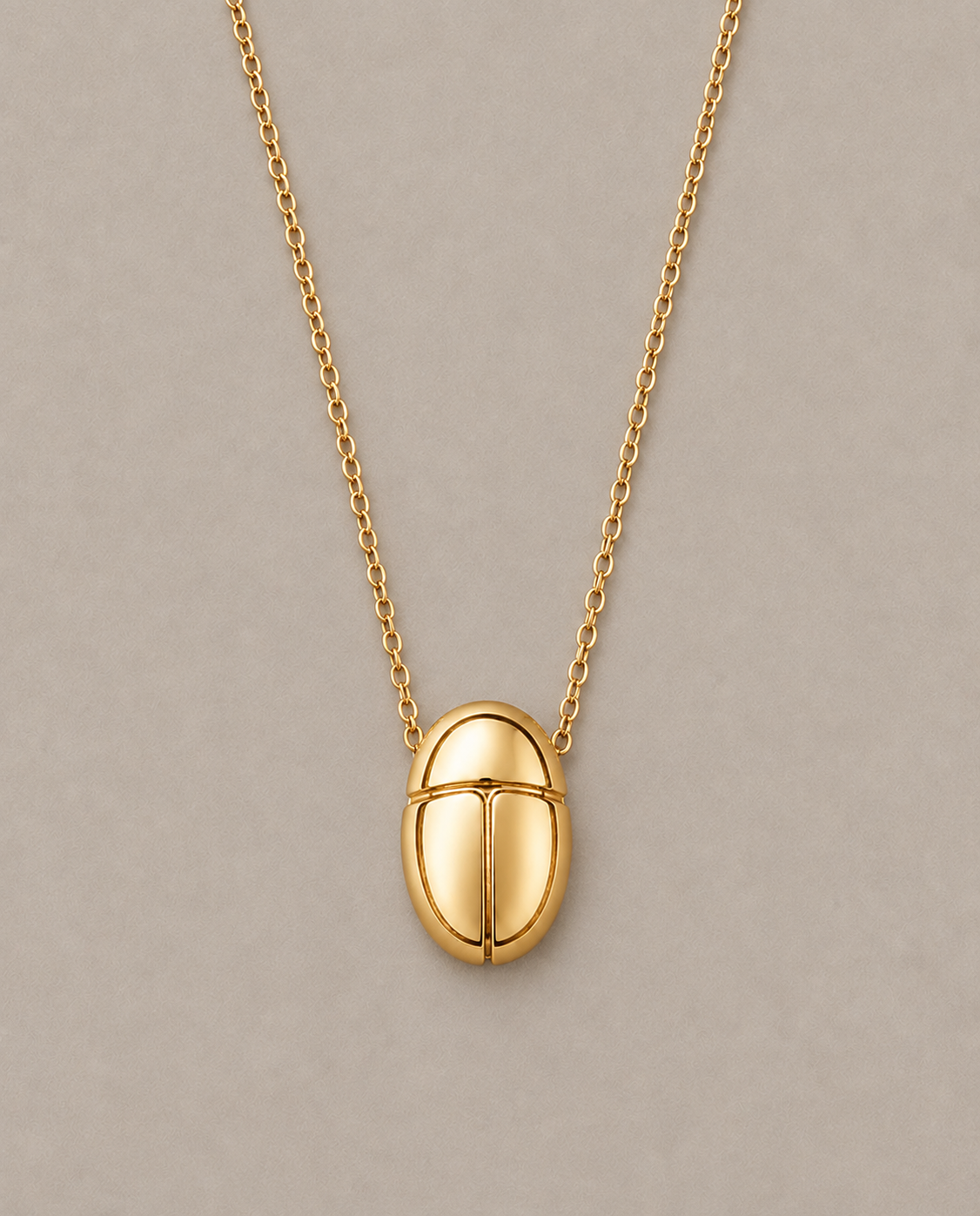 Scarabeus Silver Necklace