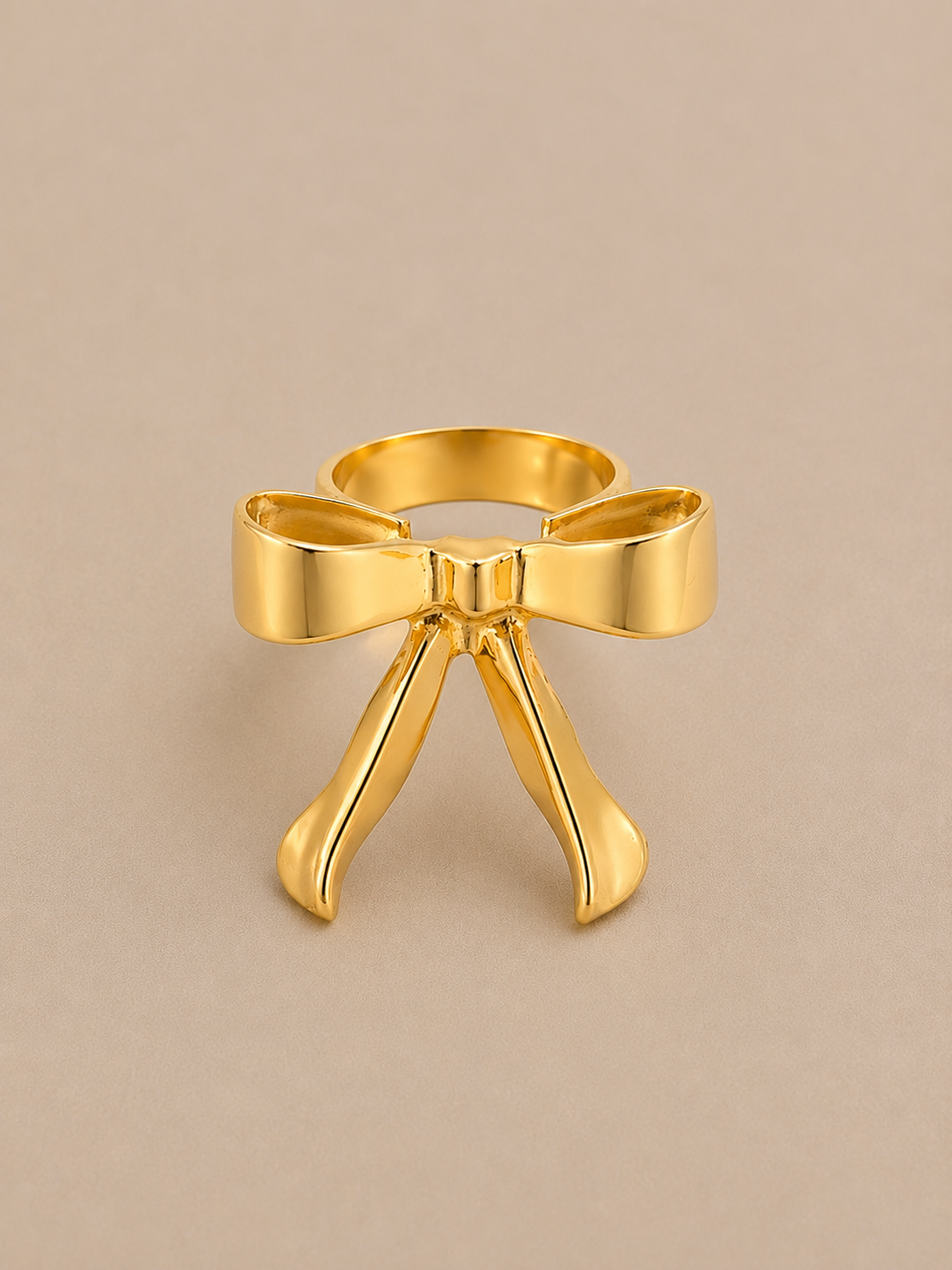 Bow Gold Ring