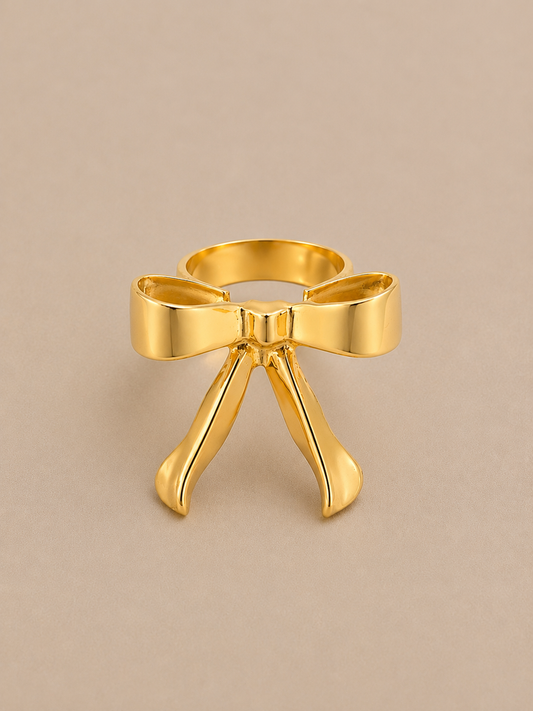 Bow Gold Ring