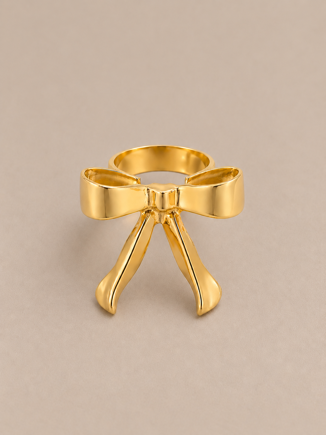 Bow Gold Ring