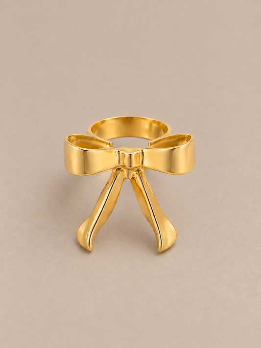 Bow Gold Ring