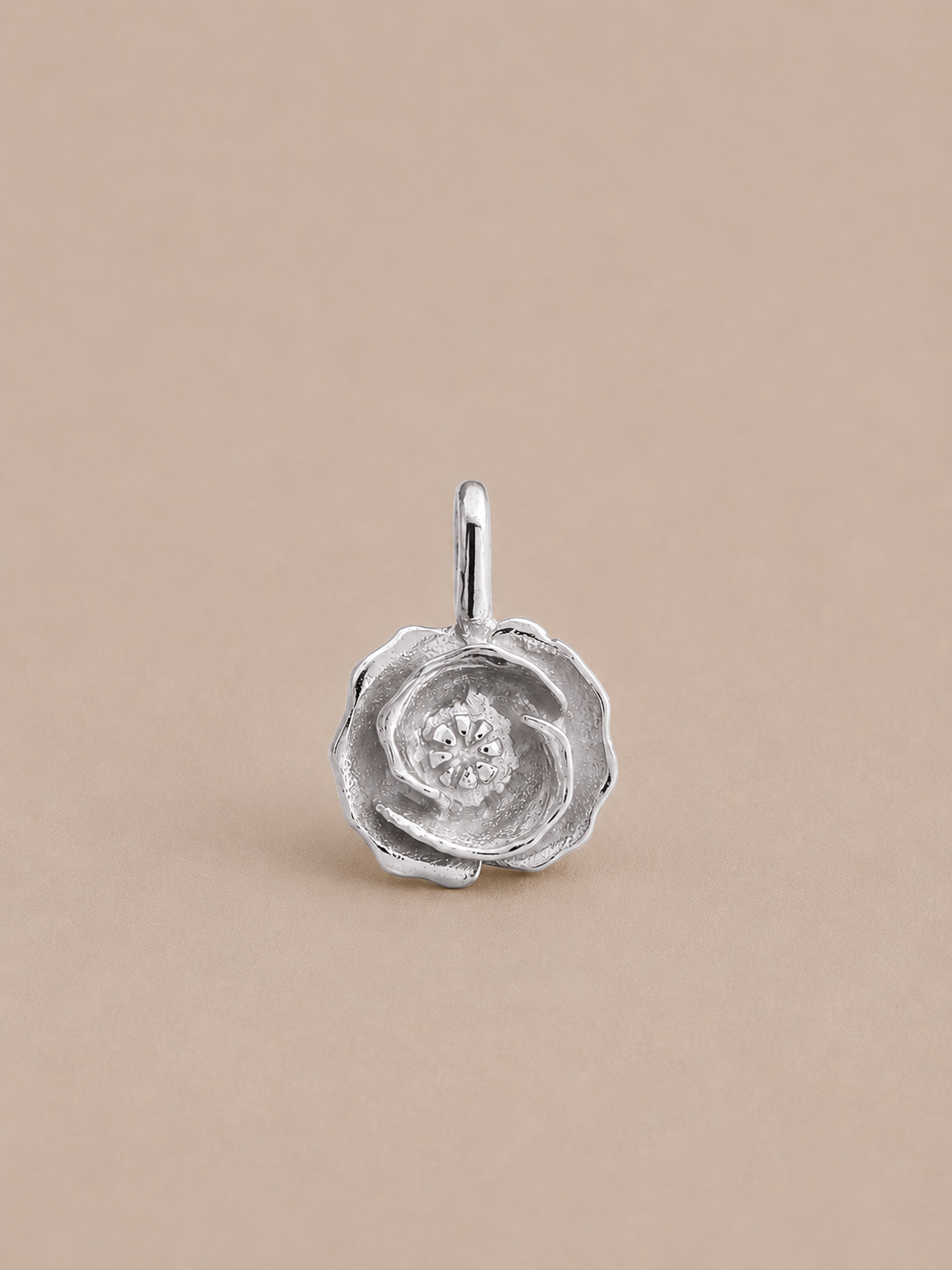 Poppy Silver Pendant
